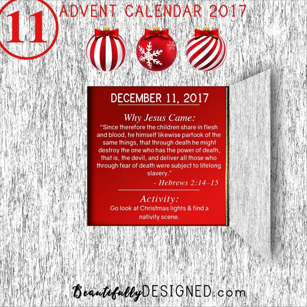 Advent Calendar Day 11 Ashley B Shepherd