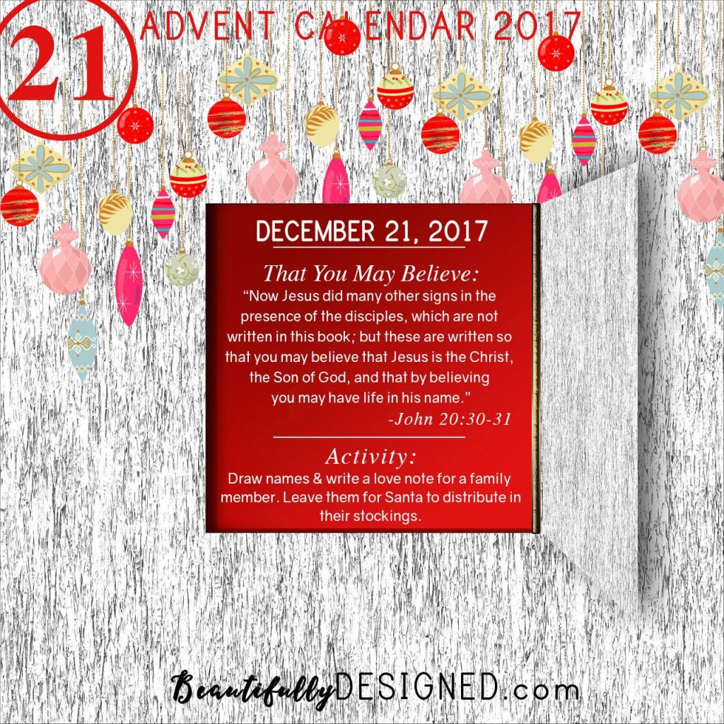 Advent Calendar: Day 21 Ashley B Shepherd
